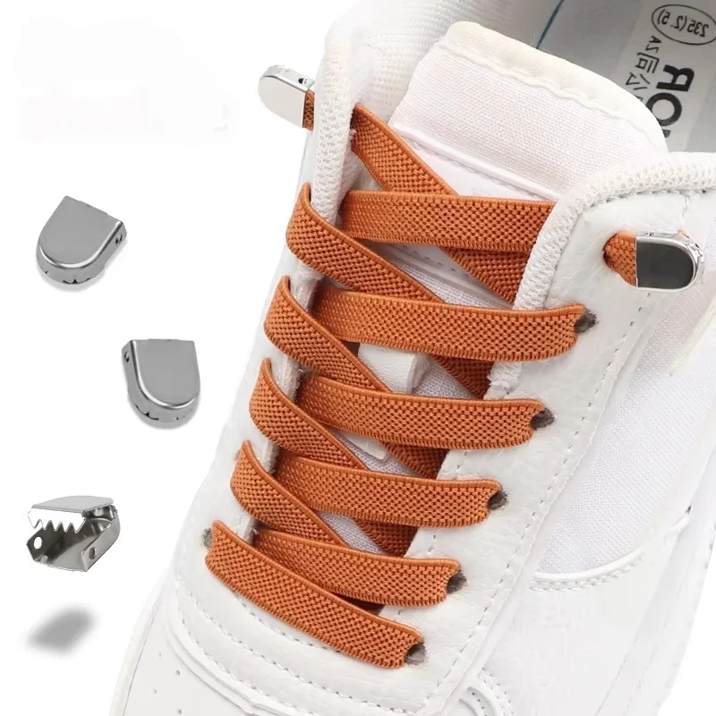 1 paar Neue Keine Krawatte Schnürsenkel Flache Elastische Schnürsenkel Schnell Sicherheit Kinder Erwachsene Schnürsenkel Outdoor Freizeit Turnschuhe Schuh Zubehör