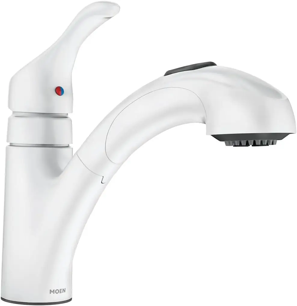 

Moen, Glacier CA87316W Кухонный смеситель Renzo с одной ручкой