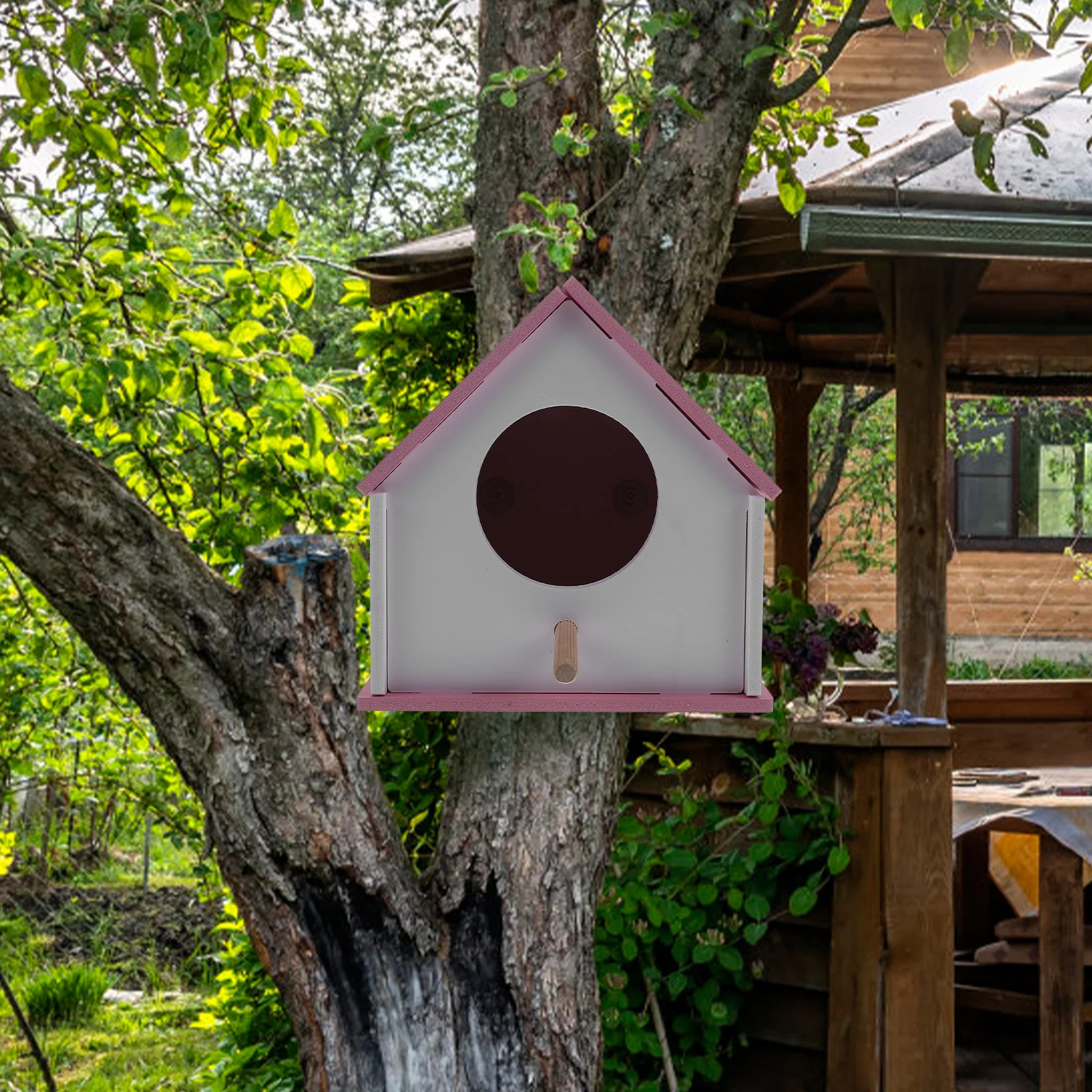 

Parrot Nest Bird Warm House Bird's Strong Hummingbird Pvc Practical Gift for Lovers