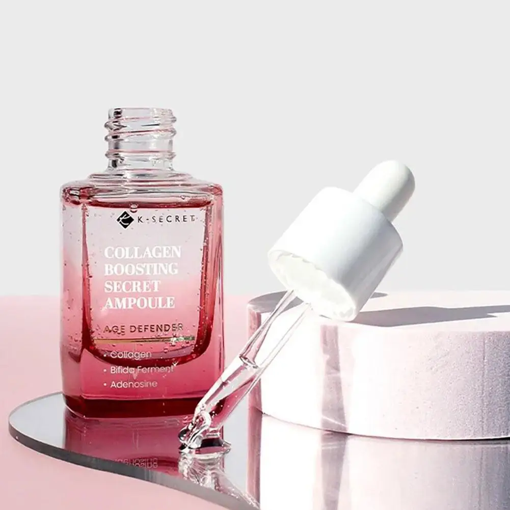 

K-SECRET Collagen Smoothing Skin Care Essence Shrink Pores Facial Mask Moisturizing Nourishing Firming Line Essence Cosmetics