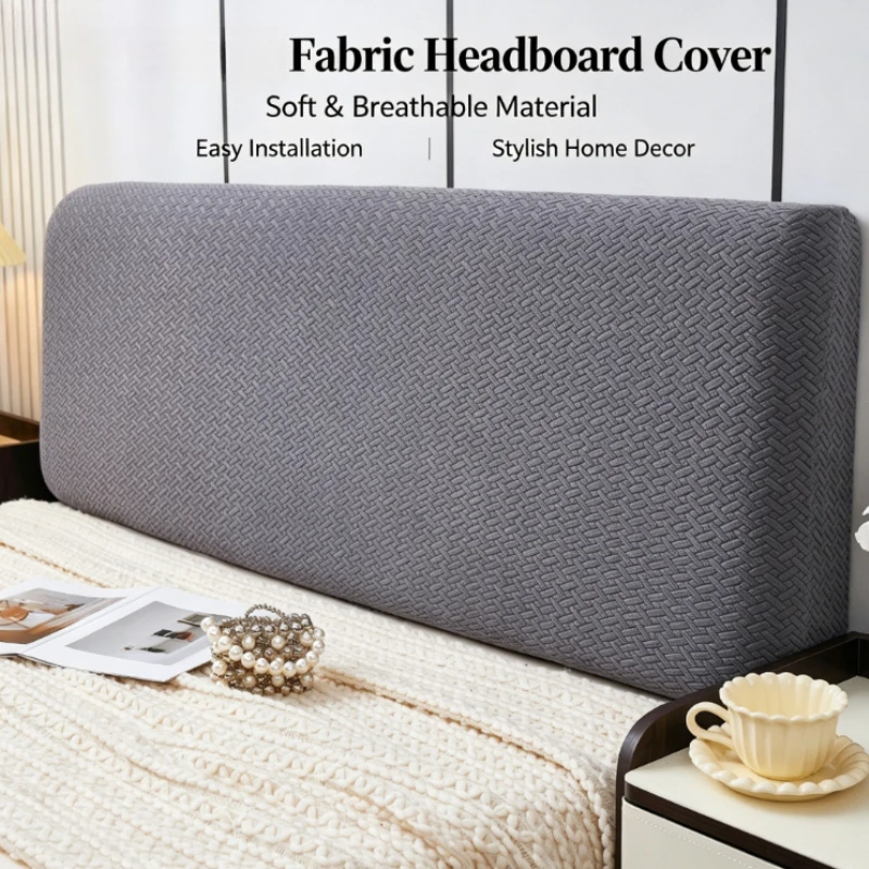 Universal All-inclusive Headboard Cover Arch Thickened Stretch Dustproof Slipcover Velvet Soft Protective Bed Headboard Covers