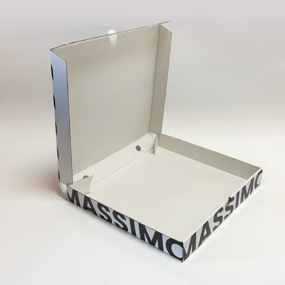 Minimum Order 500pcs Customize Printed Color Personalised All Size Kraft Paper Pizza Box Food Takeout Box
