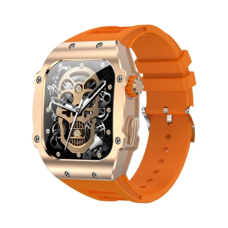 Nuevo reloj inteligente AK55 transfronterizo, frecuencia cardíaca, salud, presión arterial, oxígeno, monitoreo del sueño, bluetooth, llamada de voz de alta definición