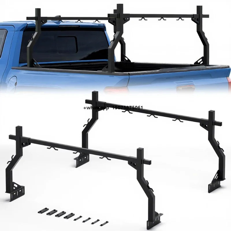 Universal Ladder Rack For Truck Bed, Adjustable 46
