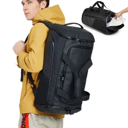 Borsa da palestra da uomo di grande capacità allenamento Fitness allenamento borsa sportiva zaino borse da Yoga bagnate asciutte borsa da viaggio d'affari con custodia per scarpe