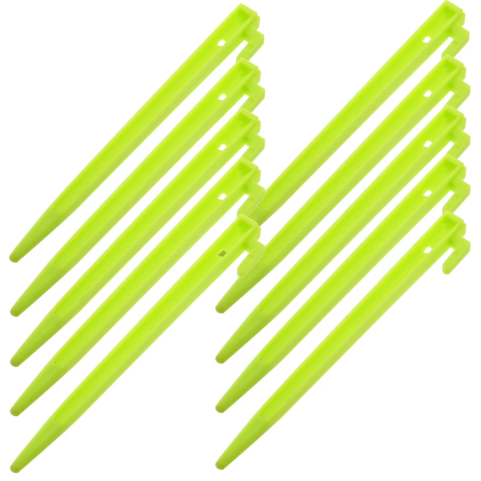 

10Pcs Rv Outdoor Tent Stakes Plastic Lightweight PP Pegs Anti Slip Design Beach Camping Canopy Tarp Garden Lawn Anchoring