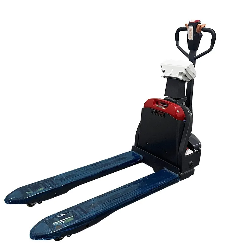 Lift Electric Forklift with Weighing Printing High Precision Small Transporter Logistics Warehouse Pallet Forklift Scale