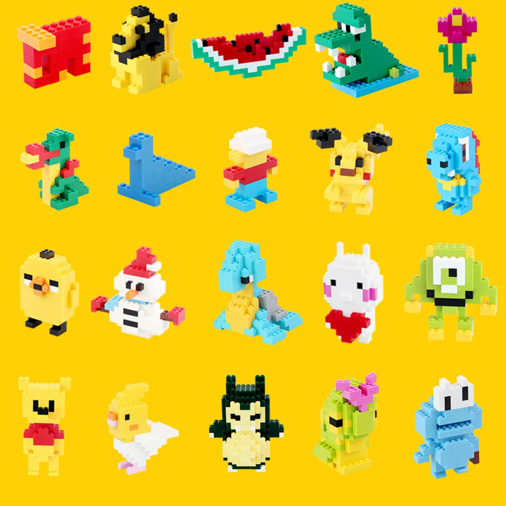 1000個のDIYクリエイティブビルディングブロックバルクセット、都会的なクラシックビルディングブロック、組み立て式誕生日プレゼント、子供向け知育玩具