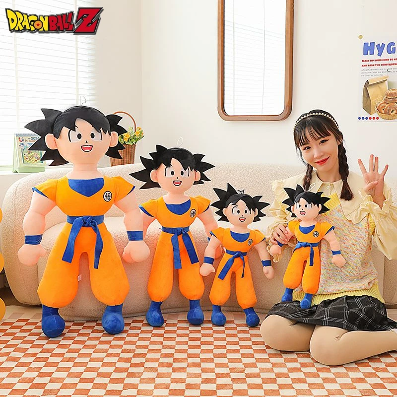 40/50/70CM Anime Dragon Ball Son Goku Large Size Plush Doll Pillow Kawaii Soft Stuffed Doll Decoration Kids Toys Birthday Gifts