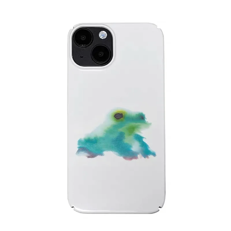 

Green Graffiti Frog Spray Painting Art Phone Case for IPHONE 17 Air 16E 15 PROMAX 14 Plus 13 12 MINI 11 XR Acrylic Phone Cover