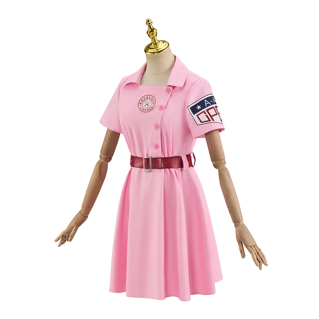 (In Stock) Rockford Peaches Movie AAGPBL Women's Baseball Dress A League of Their Own Cosplay Dottie Costume Halloween Outfits