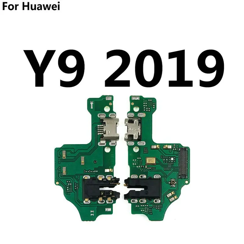 New USB Port Charging Dock Charger Board with Microphone Repair For Huawei Y9 Y7 Y6 Pro Y5 Prime 2019 2018 2017