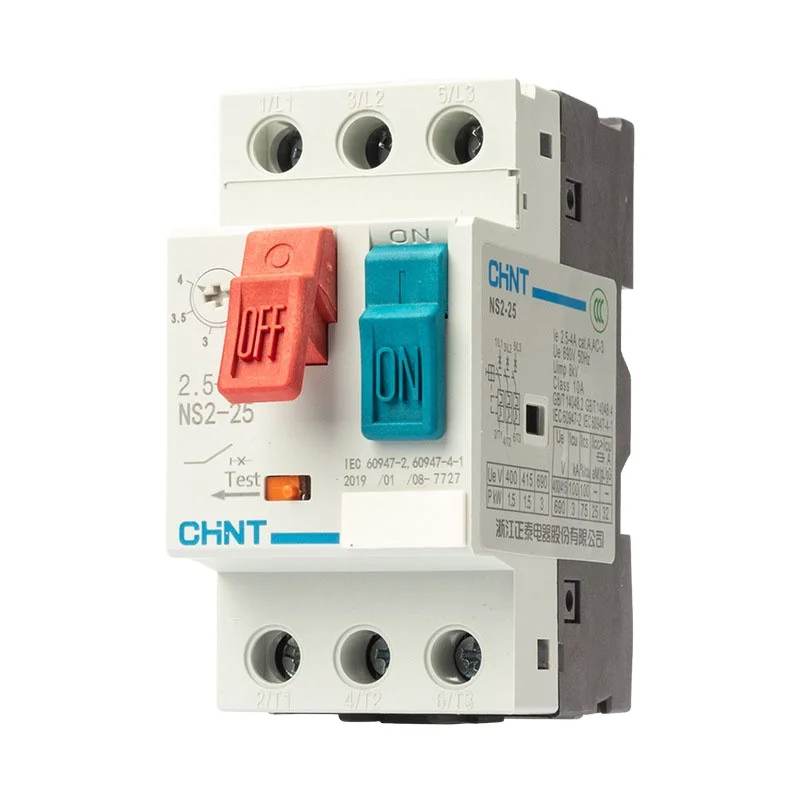 

2026 New HOT SALE TeSys Schneide-r Industrial Thermomagnetic Motor Circuit Breaker GV2ME04C 2-Pole 10kA Breaking Capacity Button
