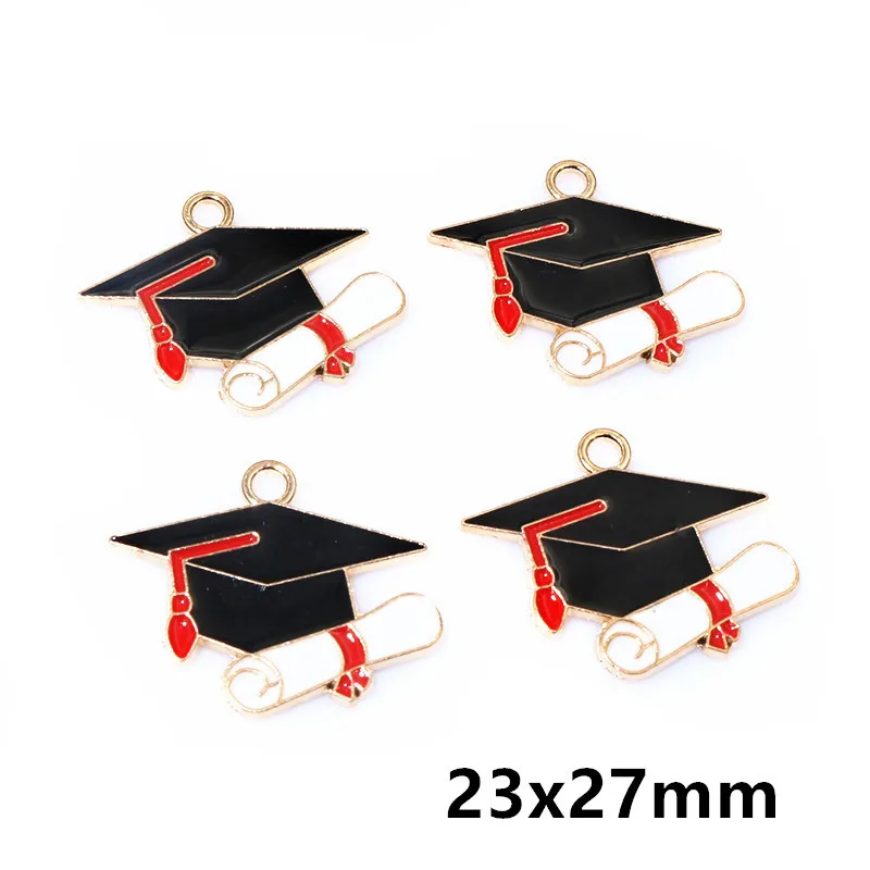 أنيق التلبيب دبوس بروش التخرج قبعة الدكتوراه دبوس لحفل التخرج مدرسة التخرج #6