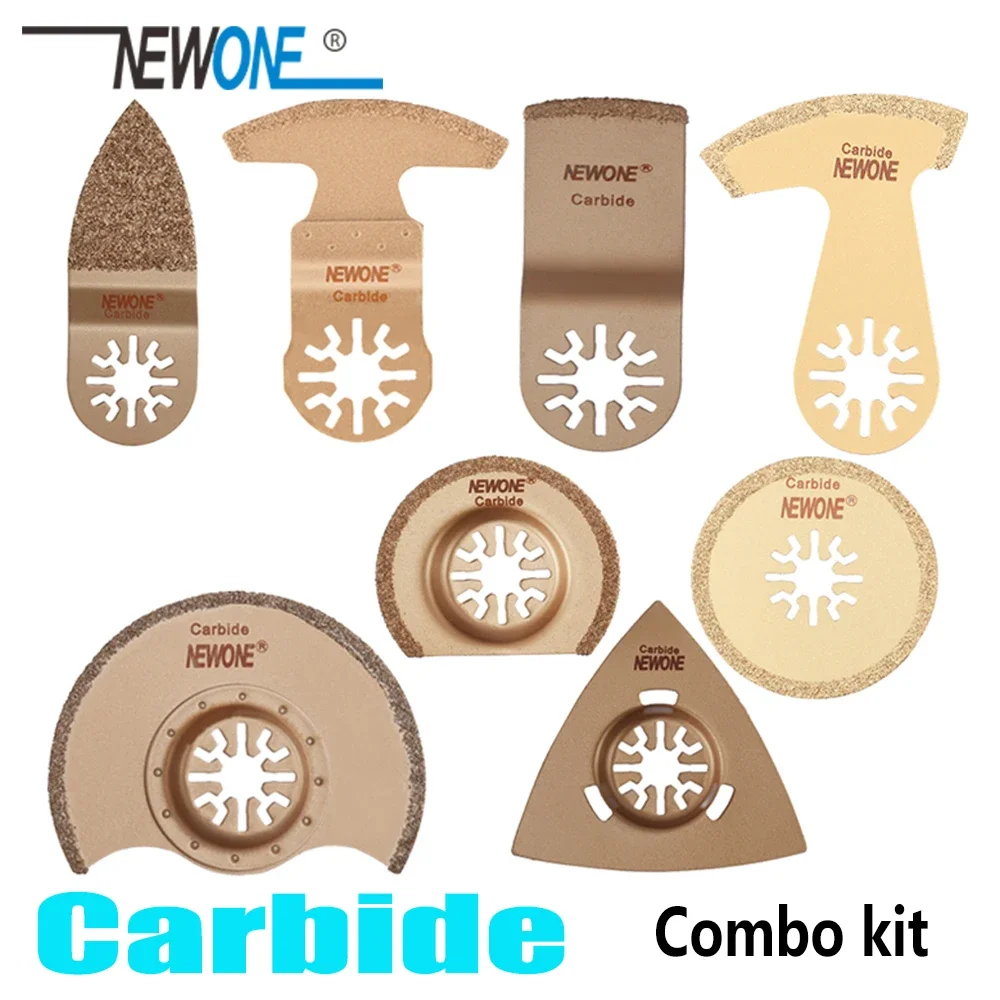 

NEWONE Carbide Oscillating Tool saw blades Multi-tool Trimmer saw Renovator Saw Blade for AEG,Fein for Tile concrete grinding