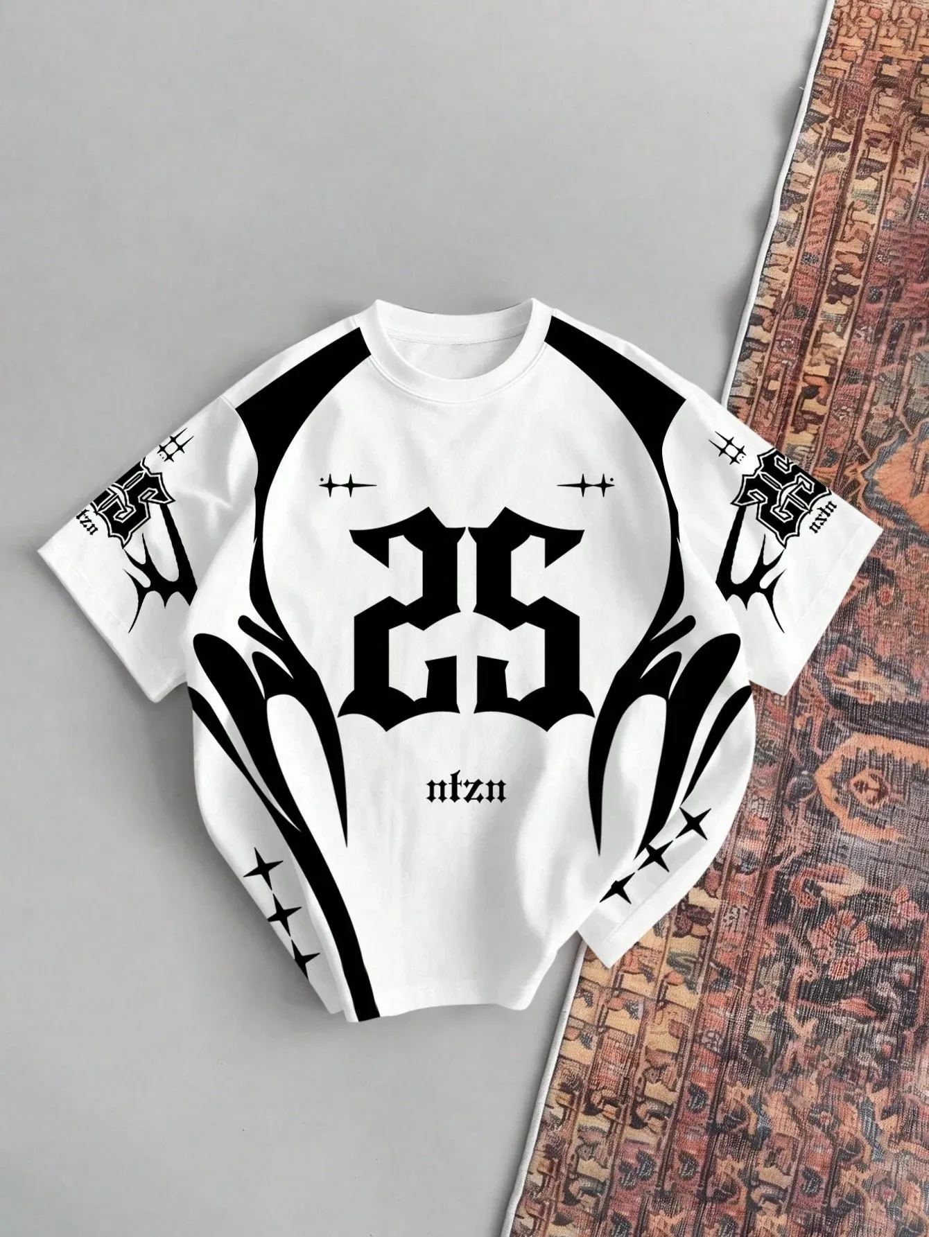 2026 Summer Men's Digital Printed Breathable Lightweight Casual Sports Outdoor Men's T-Shirt