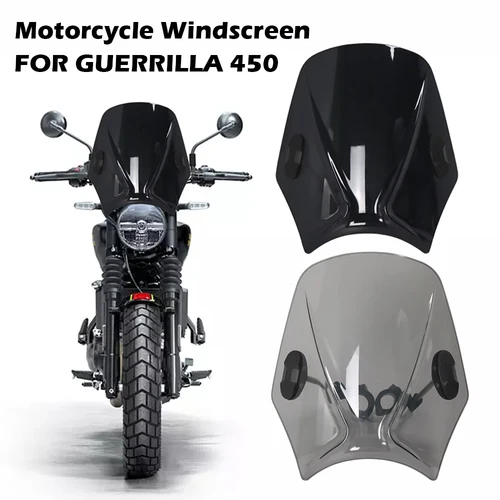 Deflector de viento deportivo compacto personalizado para motocicletas GUERRILLA 450 guerrilla 450, parabrisas Retro Universal