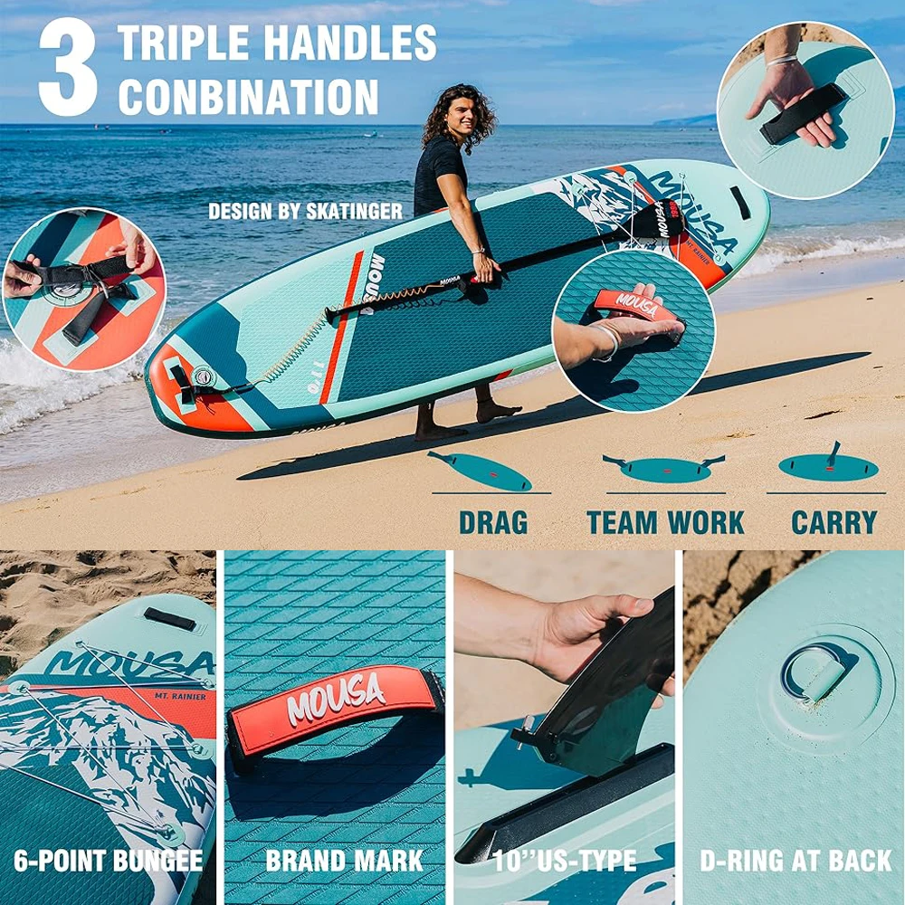 Hot Selling Manufacturer Smart All Round Sale Tabla Paddle Board Inflatable Soft Top Waterplay Surfing Surf Board Surfboard