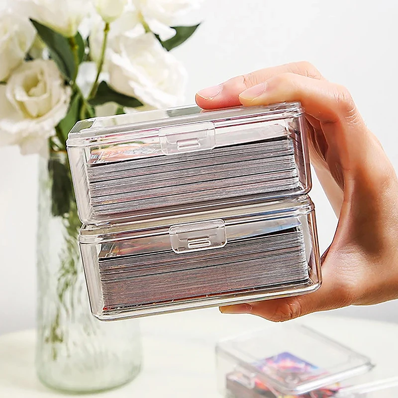 New Transparent Plastic Boxes Playing Cards Container PP Storage Case Packing Poker Game Card Box Board Games Card Organizers