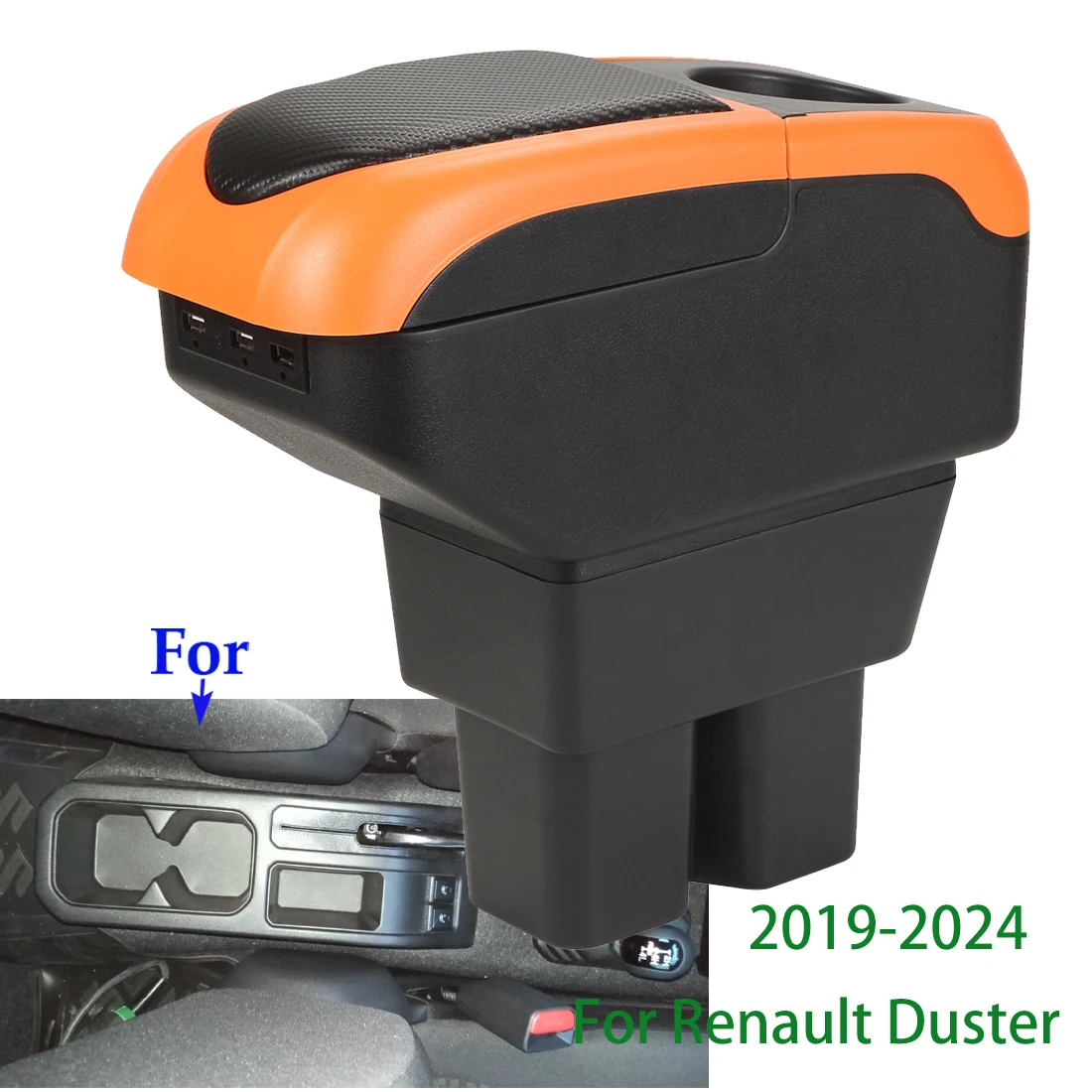 

For Suzuki Jimny Armrest Box For Suzuki Jimny JB64W JB74W Car Armrest 2019-2024 Retrofit parts Car Storage Box Auto Arm Bracing