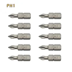 For 1 4 Electric PH Hex Shank Driver Bit Set Screw Driver Bit PH1 PZ1 PH2 PZ2 PH3 PZ3 Alloy Steel 10 Pcs 25mm