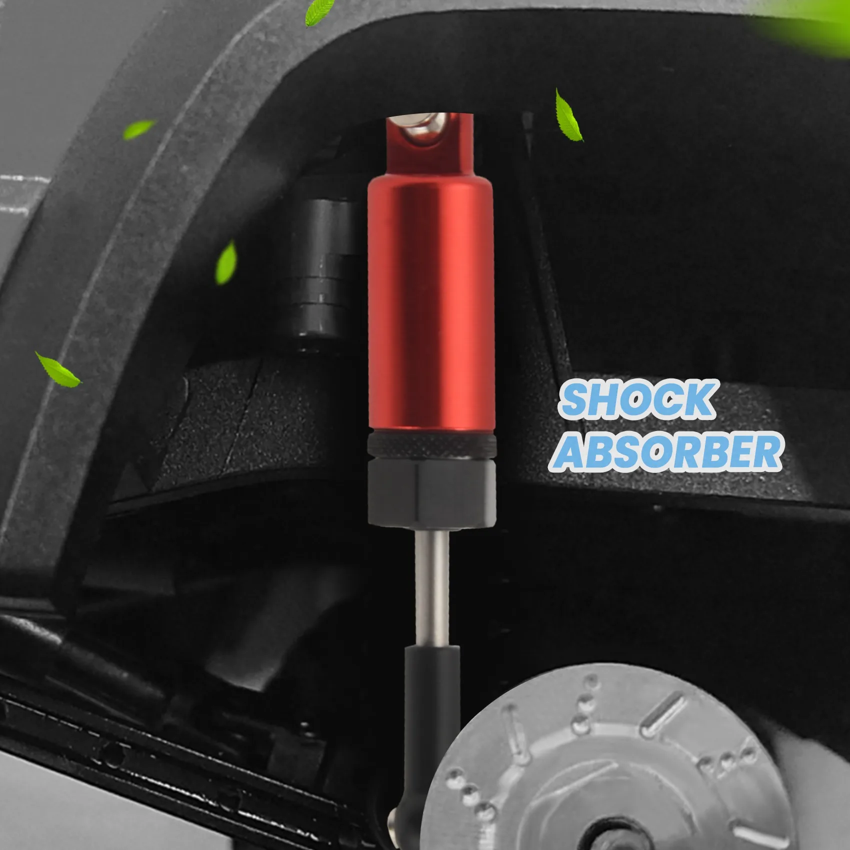 B05C-4Pcs Alloy Shock Absorber For WPL 1:16 Henglong C-14 C-24 Pickup Crawler Half Truck RC Car Spare Parts Upgrade Modified Par