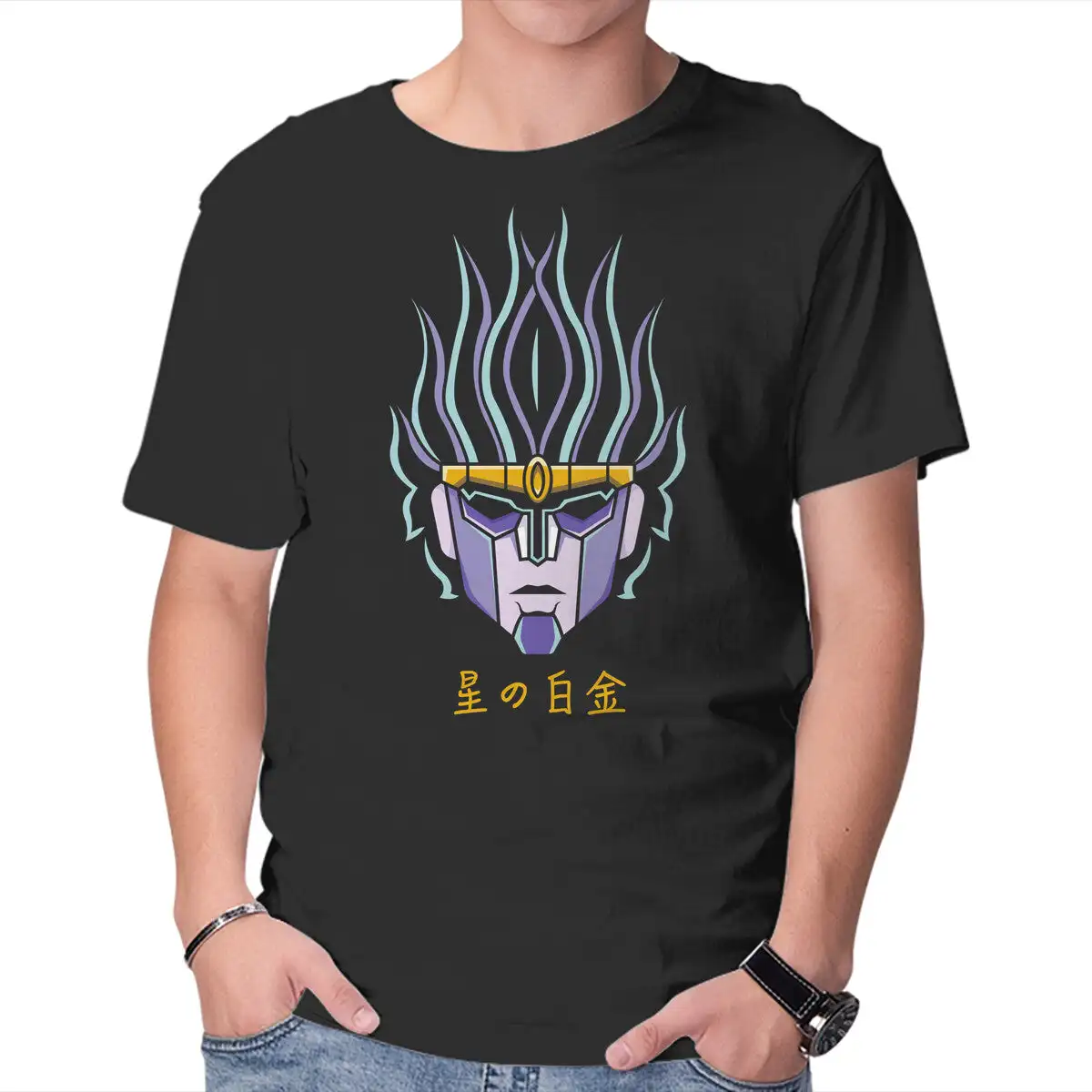 Star Platinum Stand Unisex T-shirts for Man Woman Short Summer Tees Casual Cotton New Arrival Fashions Couple's Cloths