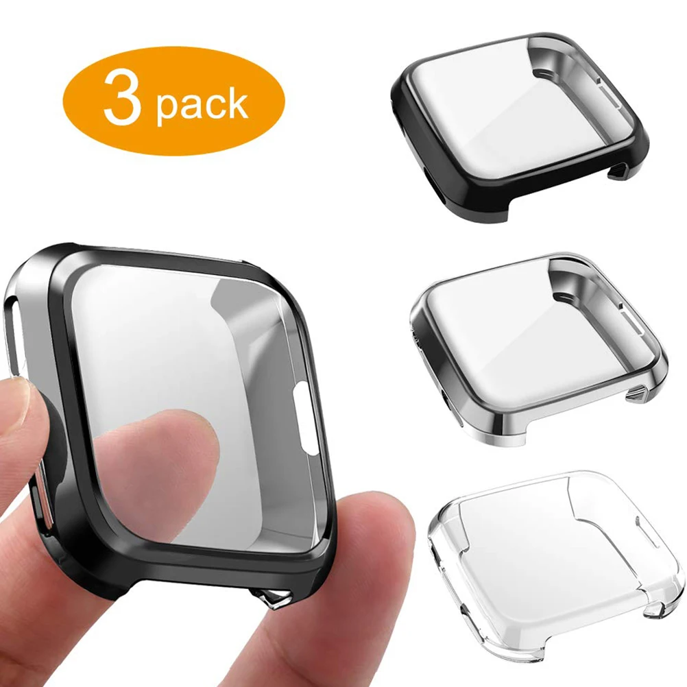 

Slim Electroplating Protective Shell Tpu Watch Case Cover Screen Protector Smartwatch Edge Guard Lightweight Durable Shockproof