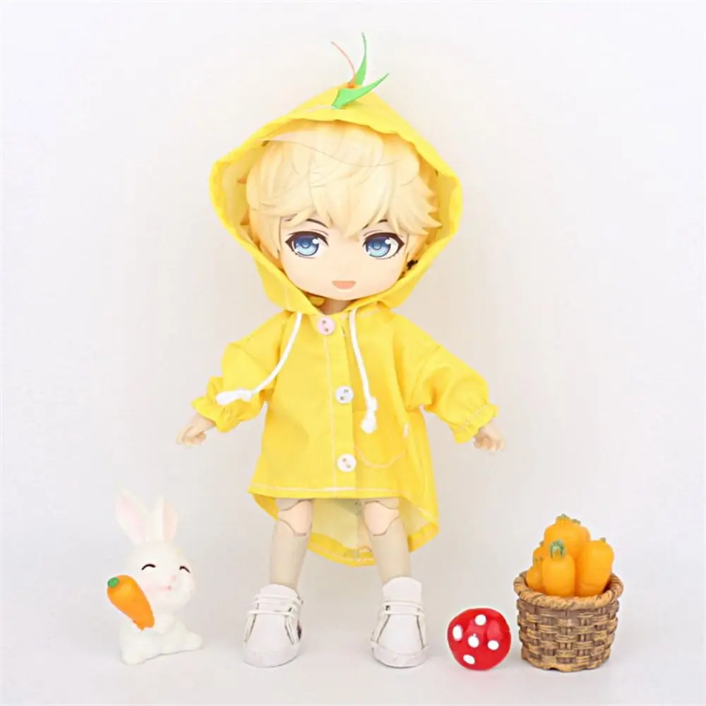 Cadeau pour enfants vêtements coupe-vent poupée imperméable dinosaure lapin grenouille OB11 poupée vêtements tenue habiller poupée Animal imperméable bricolage