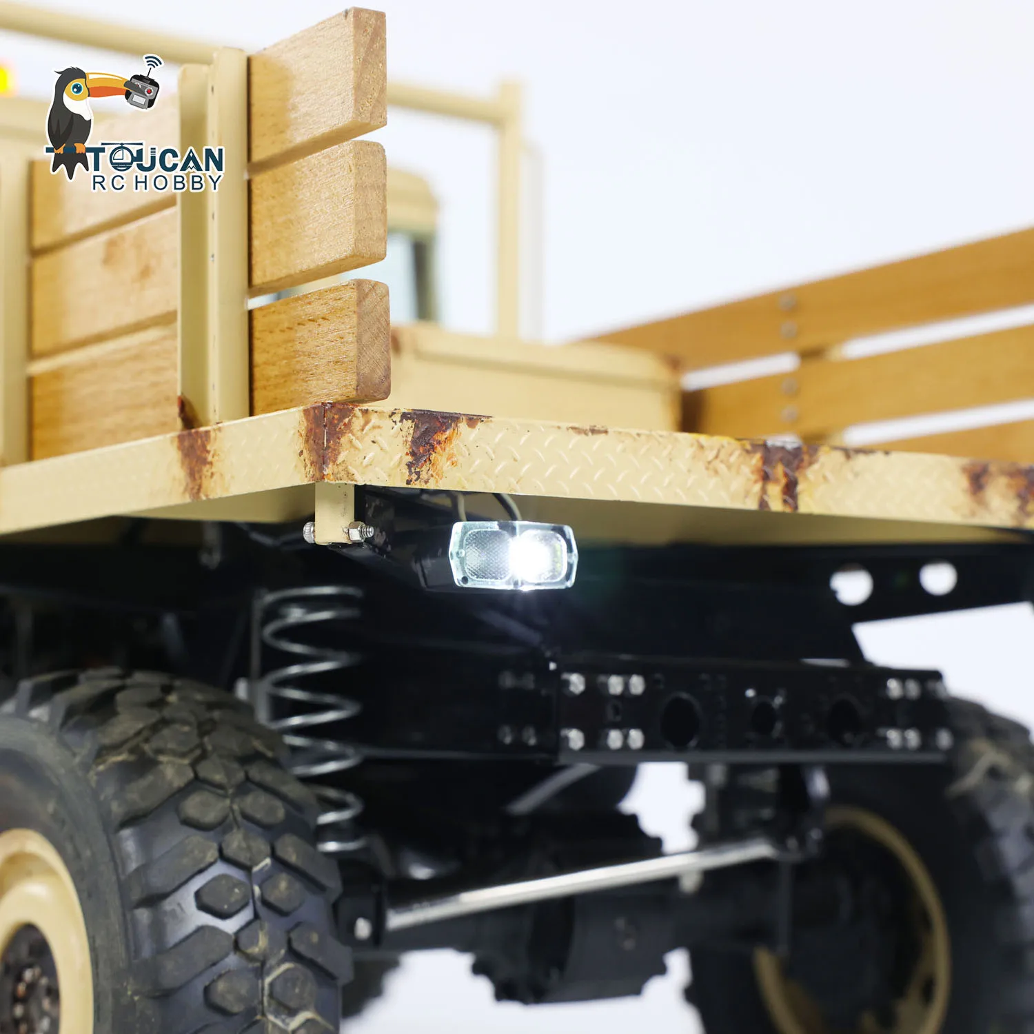 

4x4 LESU UM406 RC металлический гусеничный автомобиль 1/10 с дистанционным управлением внедорожник альпинистский грузовик окрашенная игрушка со световым звуком модель THZH1530