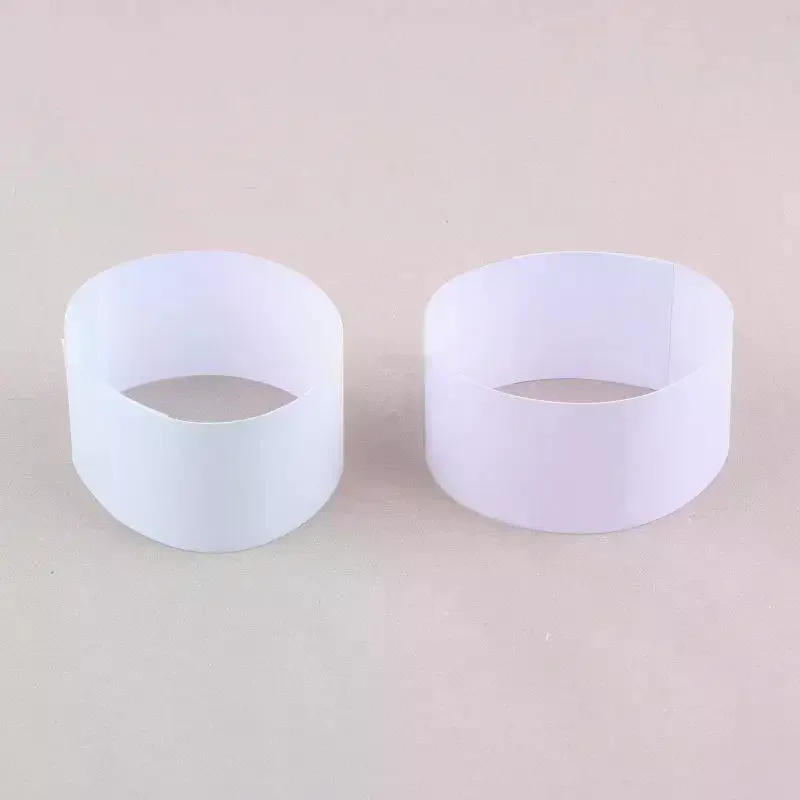 100pcs Money Bands Self-adhesive Tear Resistant Self Sealing Cash Straps Professional White Money Wrappers For Supermarkets