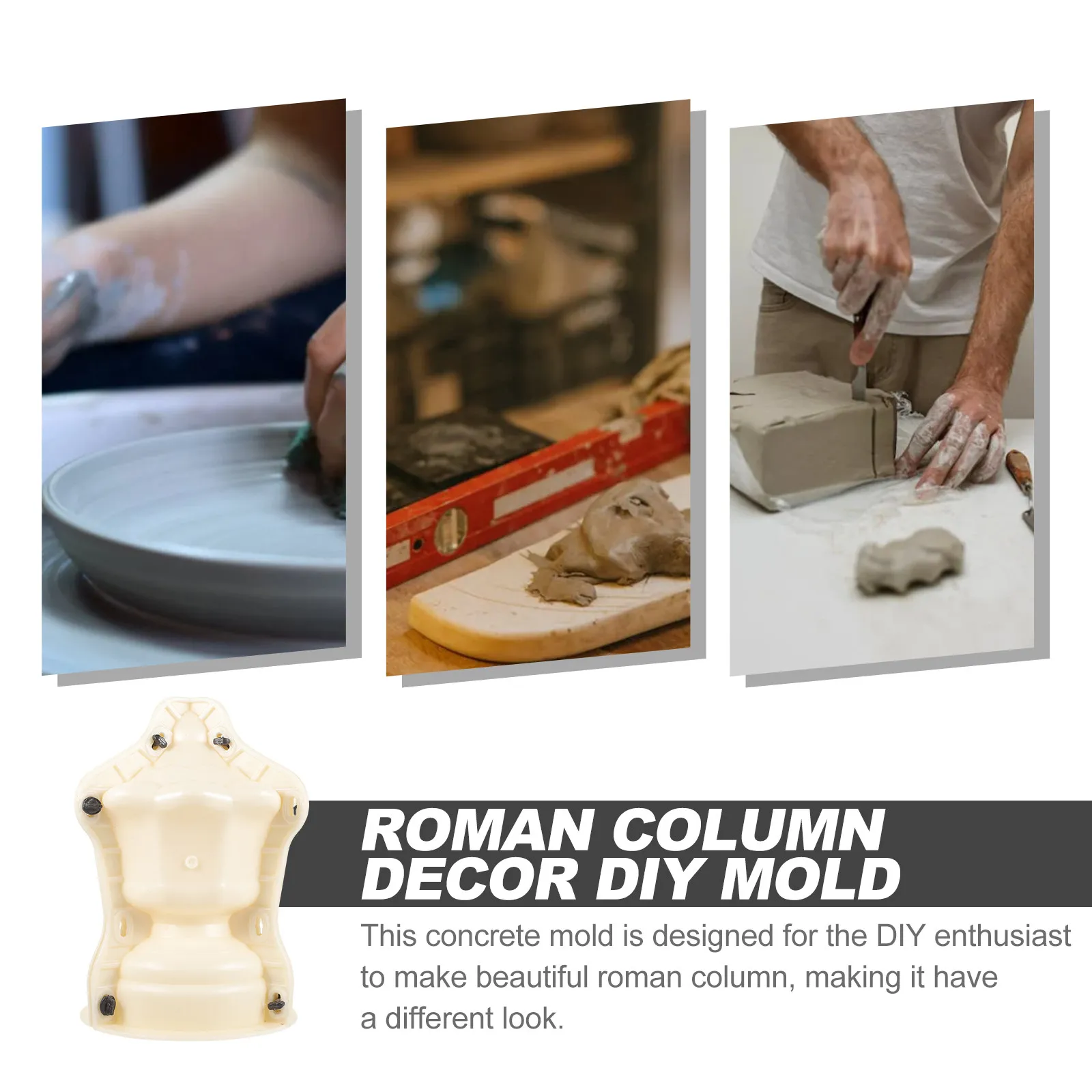 

Пластиковая форма для балюстрады и колонн в римском стиле, для самостоятельного изготовления декоративных элементов для сада, газона, парка, ландшафтного дизайна, украшения в виде римских колонн