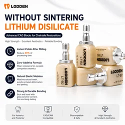 5pcs Dental Lithium Disilicate block Without Sintering C14 HT/LT Instant Restoration Material CAD/CAM Dental Glass Ceramic Block