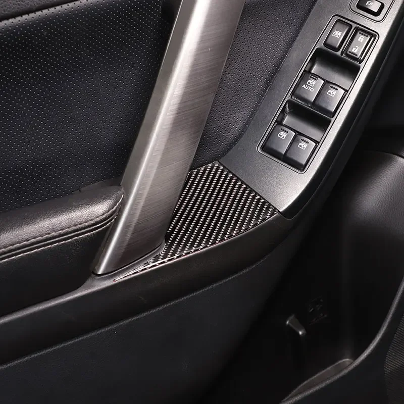 

Car Accessories Soft Carbon Fibre Car Glass Lift Rear Panel Cover Trim Sticker For Subaru Forester 2013 2014 2015 2016 2017 2018