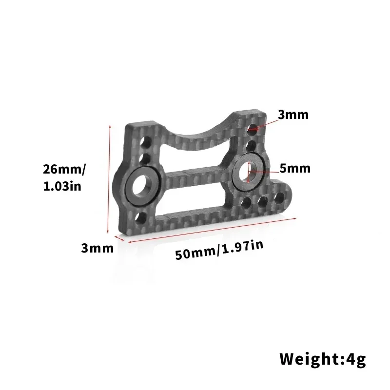 Koolstofvezel Centrum Differentieel Cover TO-209-C voor Kyosho MP10 MP9E RC Auto Upgrade Onderdelen Accessoires