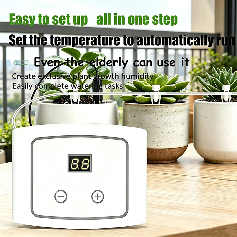 Intelligent Humidity Sensor Automatic Watering Device Adjustable Irrigation Kit Garden Home Auto Watering System for Potted Plan
