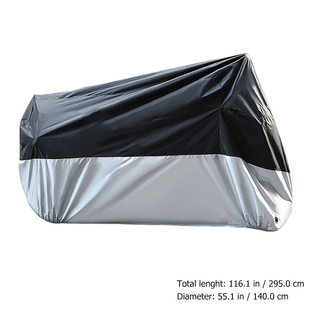 1 قطعة غطاء دراجة نارية متين مقاوم للماء واقية من الشمس حماية مكافحة الصدأ قشر الطلاء طويلة الأمد غطاء دراجة نارية المأوى #2