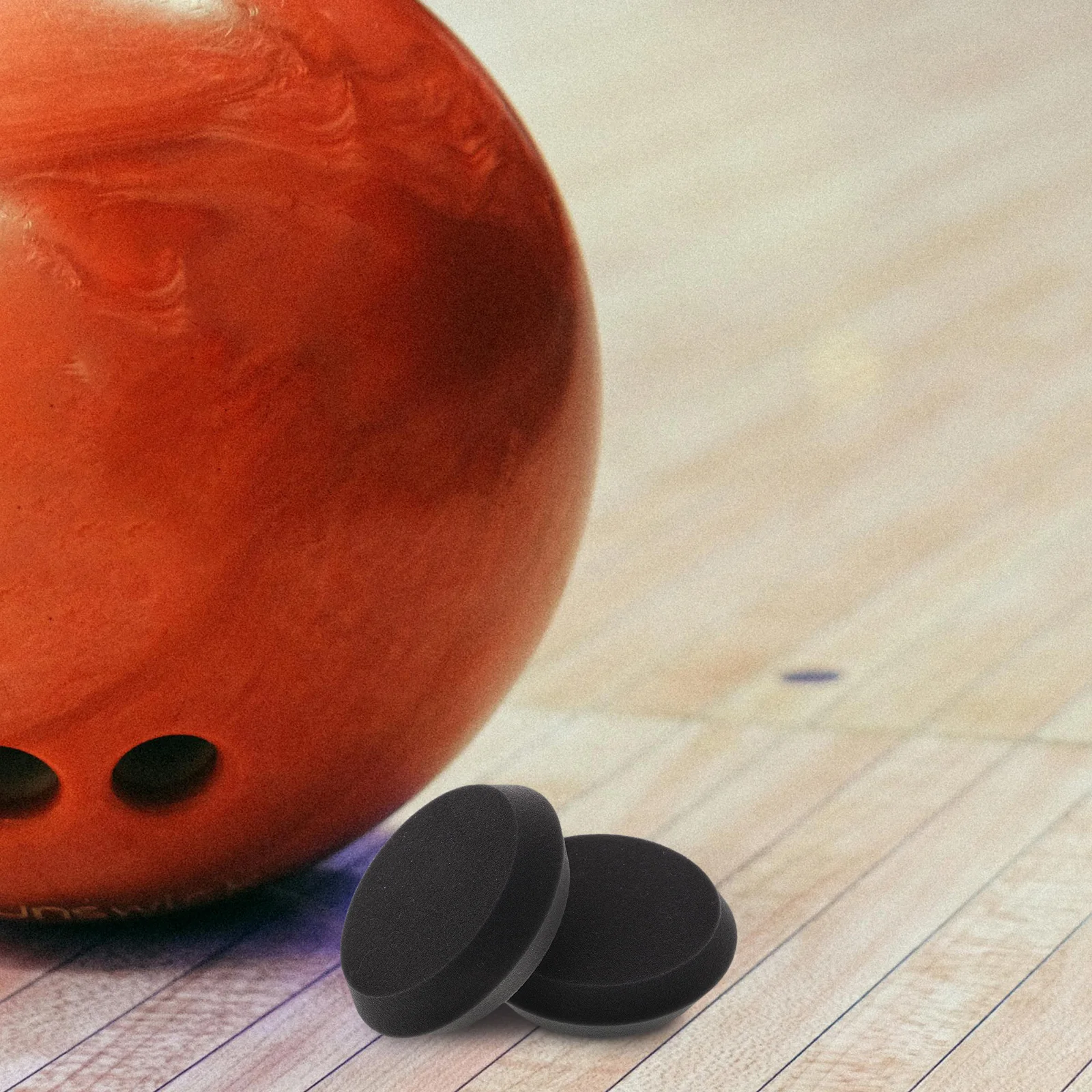 

2Pcs Polishing Cleaning Sponges for Bowling Balls Surface Restoration Black Cleaner Pads Enhance Performance Accuracy Lifespan