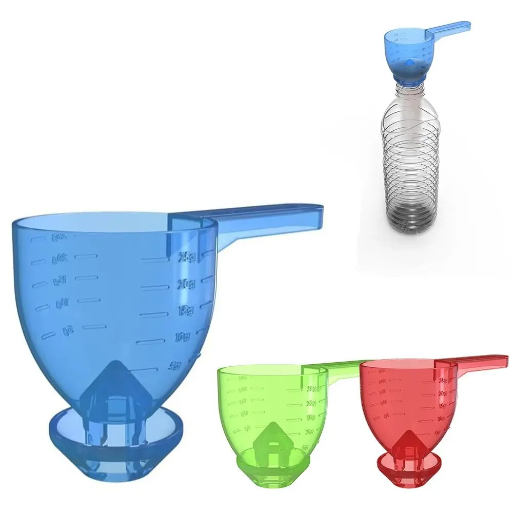 Convenient Measuring Scoop Funnel for No Spill Water Bottle Versatile Kitchen Tool