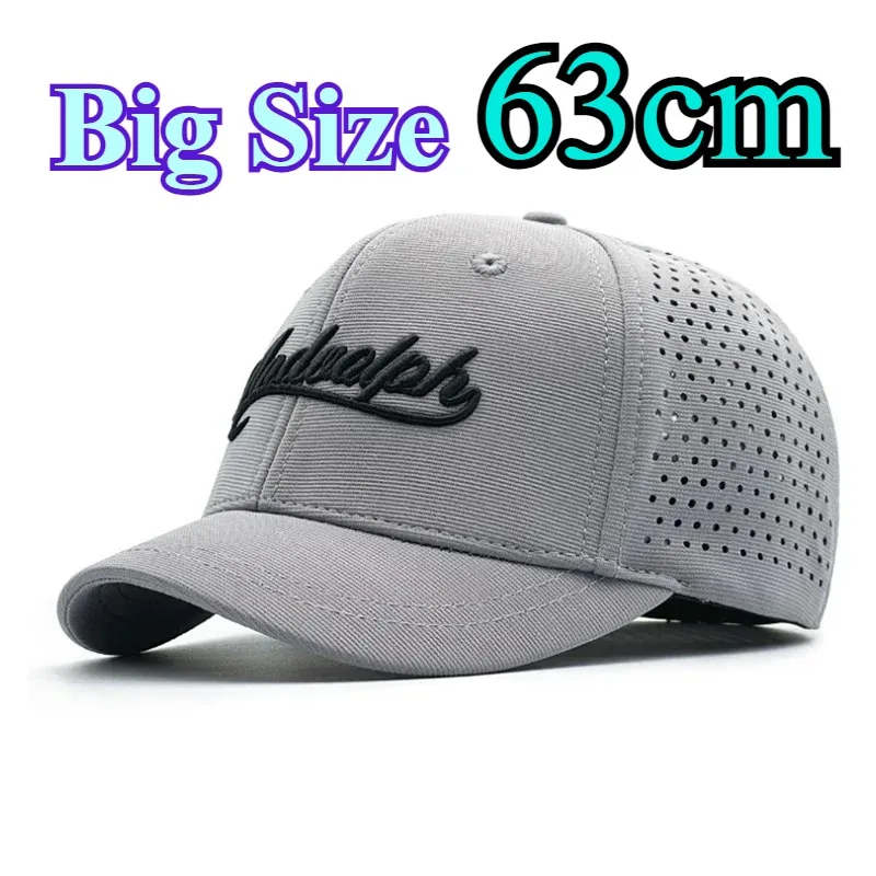 

Big Size Big Head Hat Back Closed 5cm Short Brim Baseball Cap for Men Mesh Fitted Caps Stretchy Full Closed Caps 56-60cm 61-65cm
