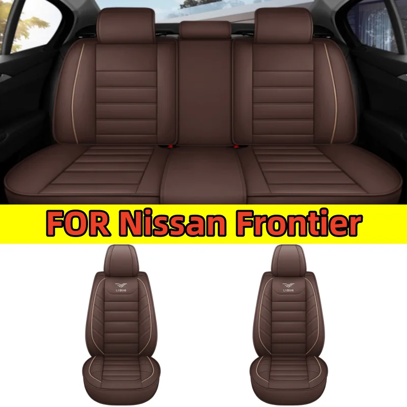 

FOR Nissan Frontier Car seat cover waterproof wear-resistant artificial leather full set 5 seats full seat cover four seasons