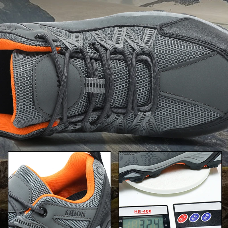 Men\'s Cycling Shoes For All Seasons, Outdoor Breathable And Anti Slip Hiking Shoes, Casual Sports Hiking Shoes, Lightweight And