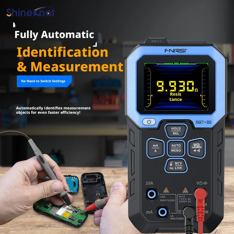 SHINEKNOT Digital Multimeter High-Precision Intelligent Burnout Protection Multifunctional Fully Automatic Digital Display