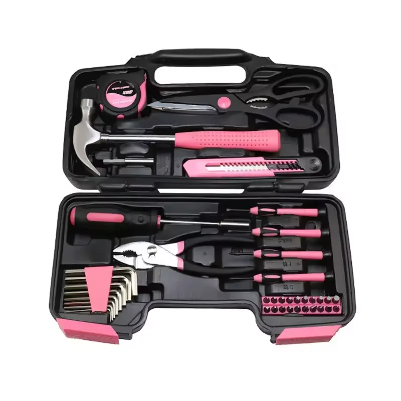 Spot special cross-border e-commerce 39 sets of household hardware combination tool set carbon steel set of hand tool box