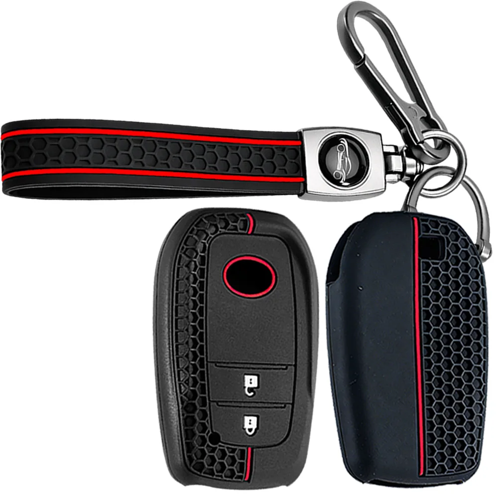 Key Fob Case Keychain For Toyota Yaris Vios Corolla Camry RAV4 Prius Aqua Vitz Ractis Belta Wish Yaris X C-HR Levin High Quality