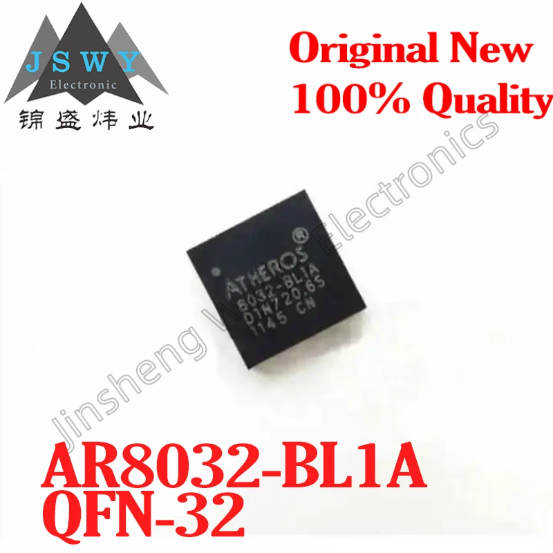 

(10/50 pieces) AR8032-BL1A 8032-BL1A QFN-32 Ethernet transceiver chip Brand new original stock Fast delivery Electronic componen