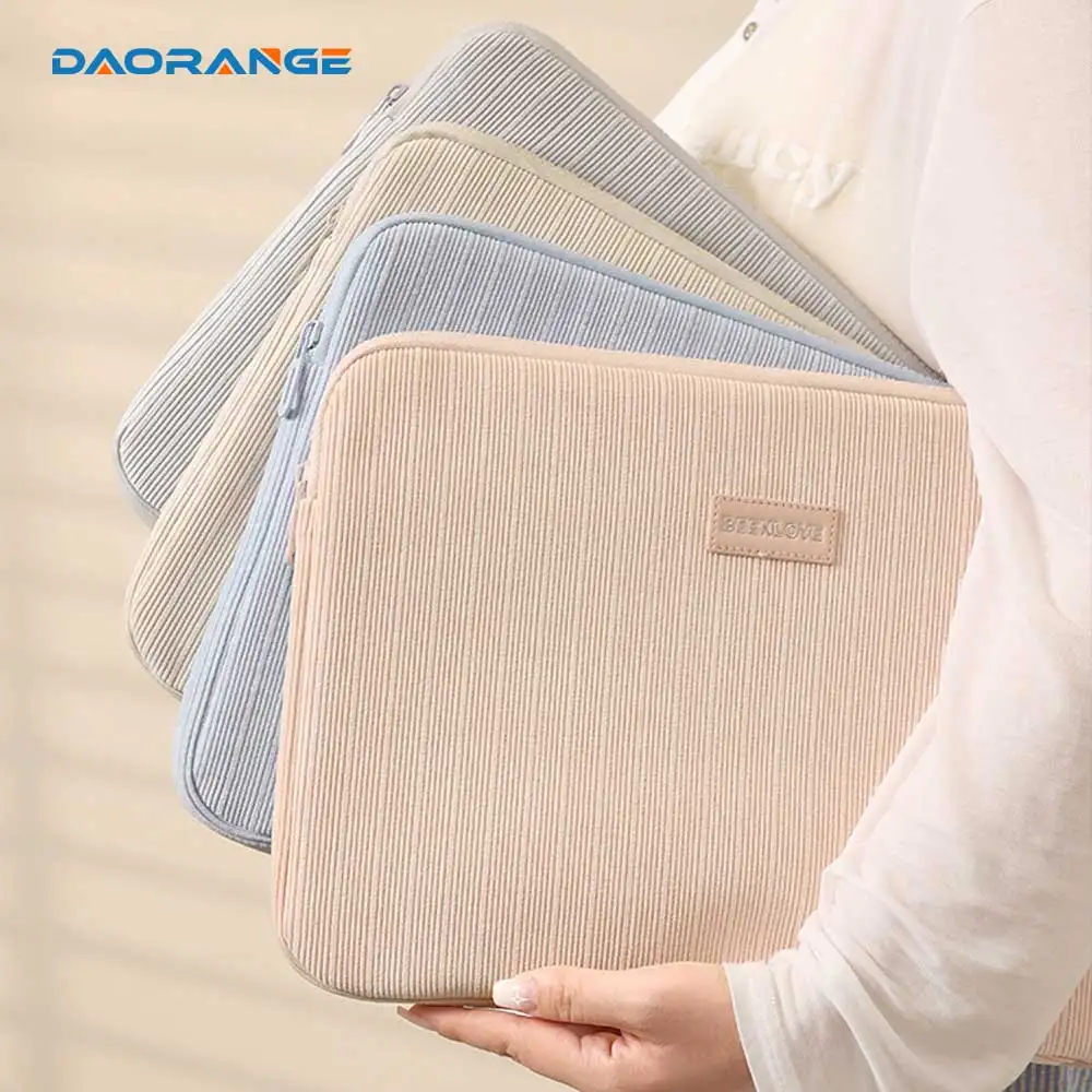 

2025 New laptop bag suitable For Huawei Apple 14 inch 15.6-inch portable corduroy inner bag for business travel