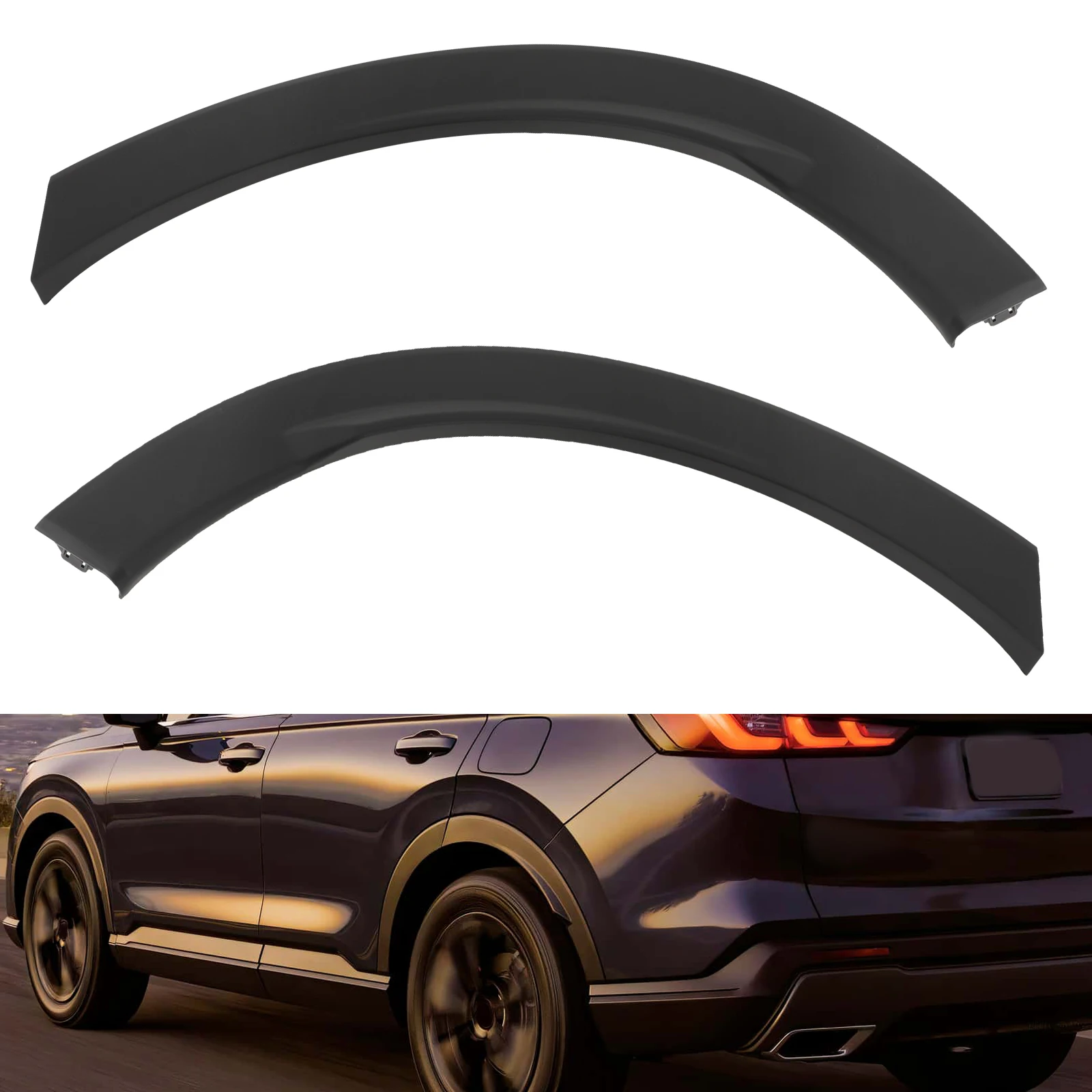 جديد الحاجز الخلفي صب عجلة قوس مضيئة ل 2023-2024 هوندا CR-V ، استبدال صالح المباشر ، مادة الكمبيوتر ، الخلفي الأيسر الأيمن #1