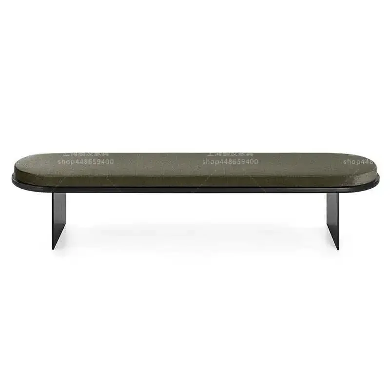 AASimple and modern solid wood bench, shoe changing stool at home door