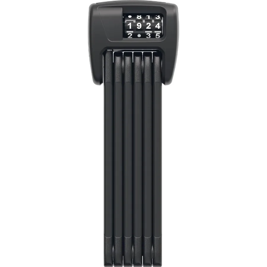 Bordo 6000C Folding Lock with SH Lock Holder, Combination Lock Made of Hardened Steel, with 4-Digit Code, Security Level 10, Le